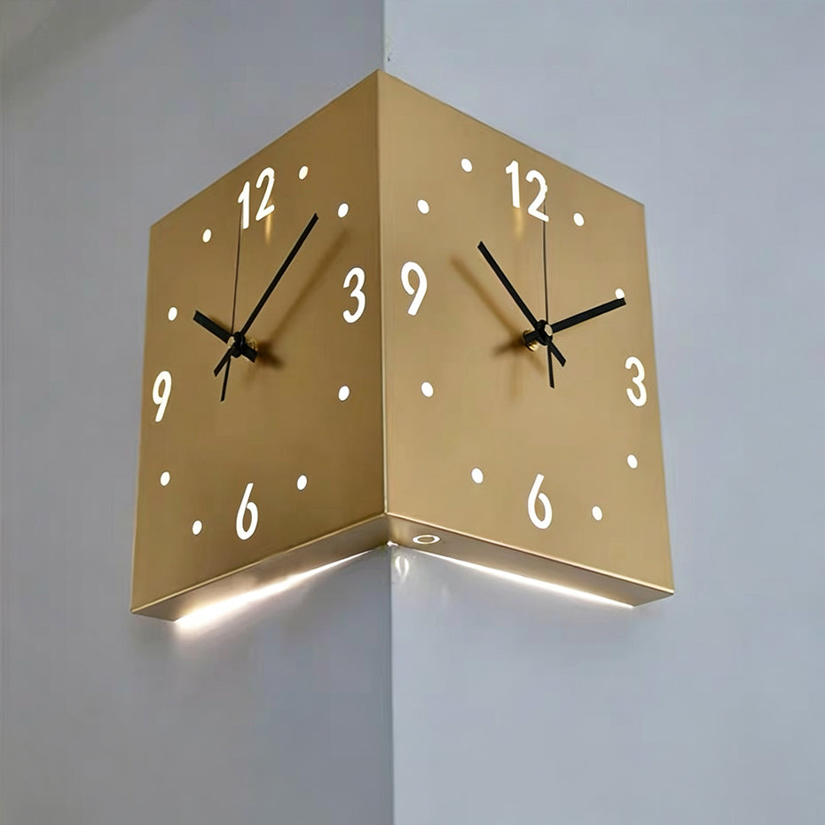 Horloge Murale LED Double Face