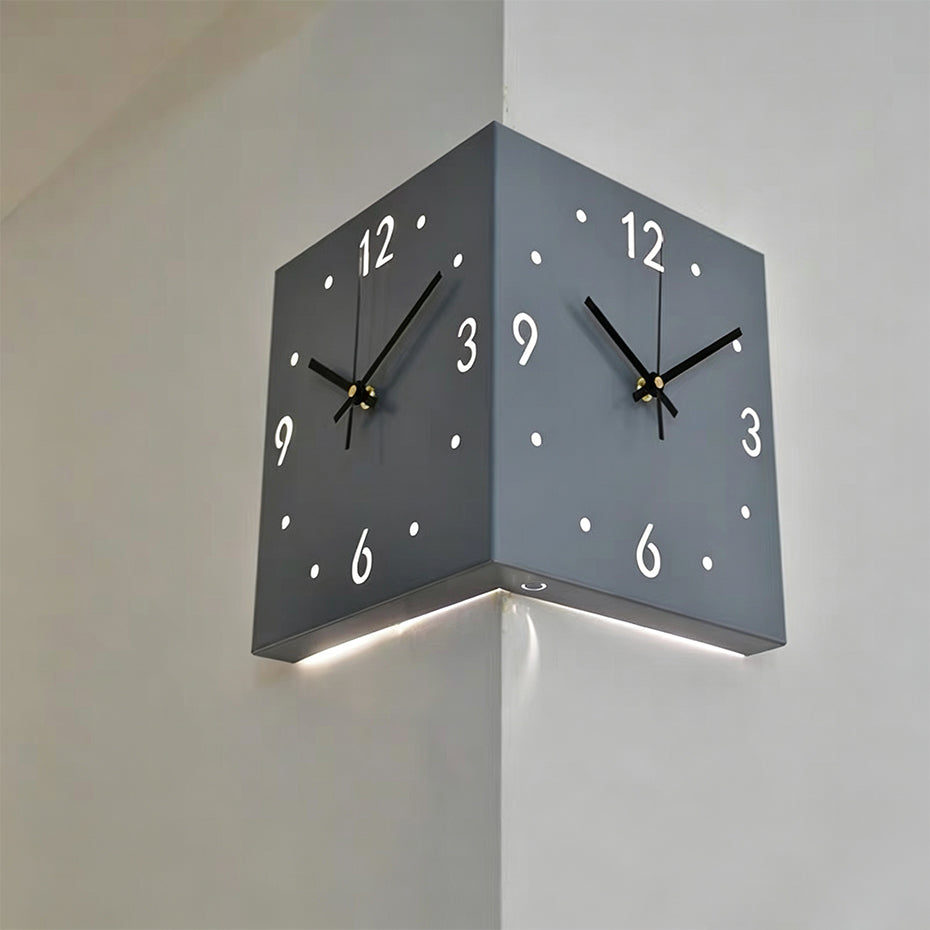 Horloge Murale LED Double Face