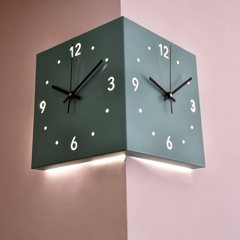 Horloge Murale LED Double Face
