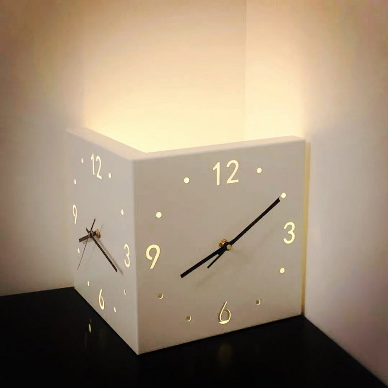 Horloge Murale LED Double Face