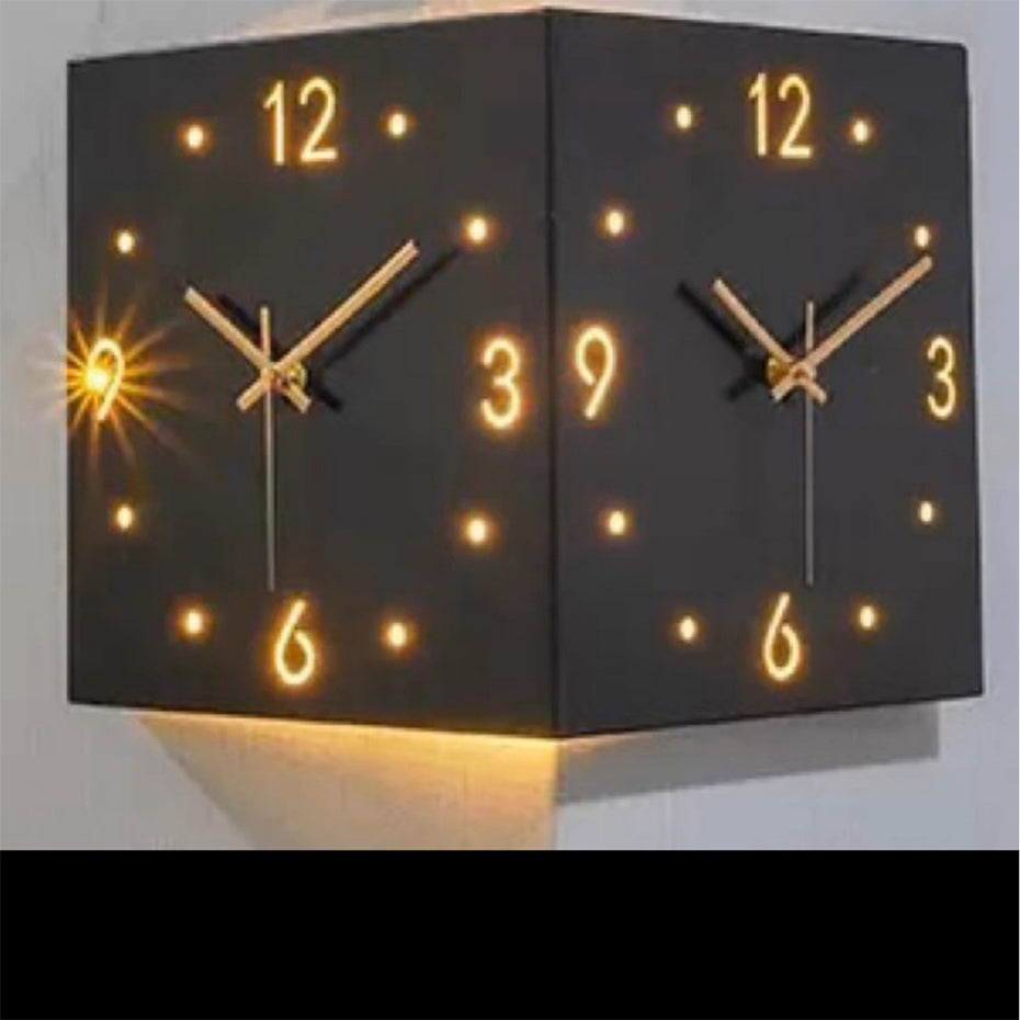 Horloge Murale LED Double Face